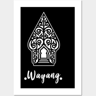 Indonesian wayang Posters and Art